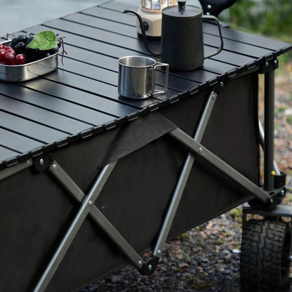 Portable folding camper